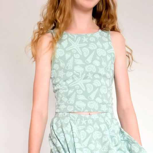 Haut de survêtement long style bralette Youth Bamboo | Souvenirs côtiers