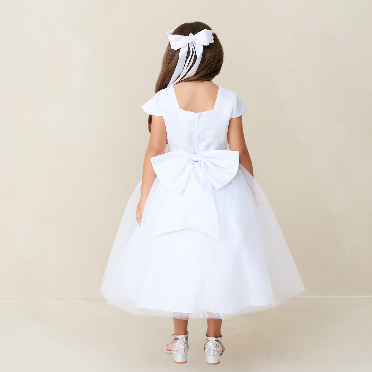 Robe de cérémonie fille "Élégance Sucre"