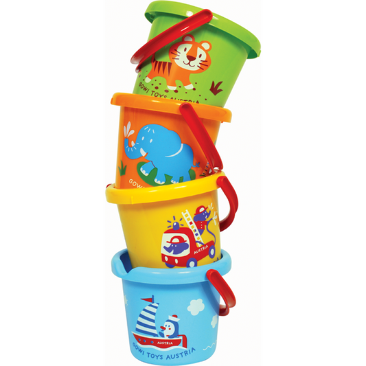 Seau décoré Gowi 18 cm pour enfants joueurs