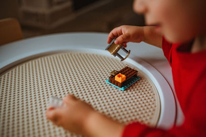 Table sensorielle en bois pour tout-petits - Table d'activités Montessori 4-en-1