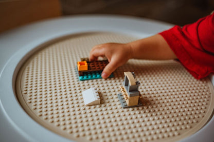 Table sensorielle en bois pour tout-petits - Table d'activités Montessori 4-en-1