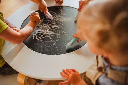 Table sensorielle en bois pour tout-petits - Table d'activités Montessori 4-en-1
