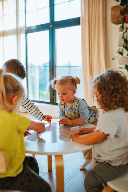 Table sensorielle en bois pour tout-petits - Table d'activités Montessori 4-en-1