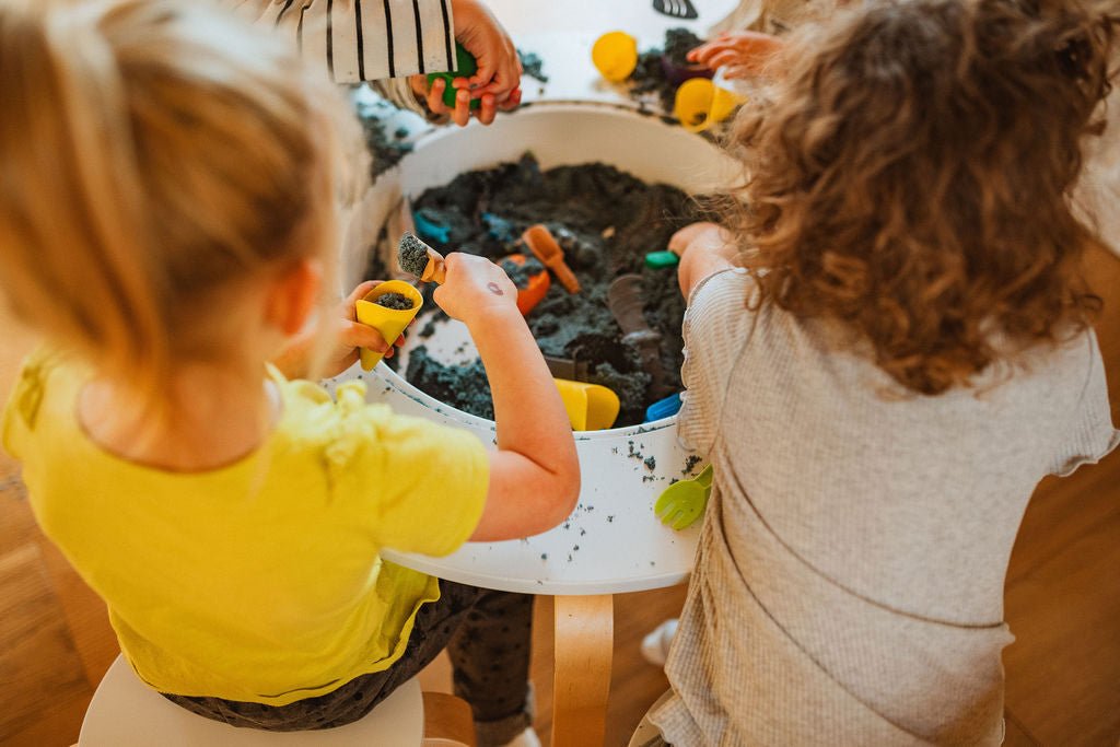 Wooden Sensory Table for Toddlers - 4-in-1 Montessori Activity Table