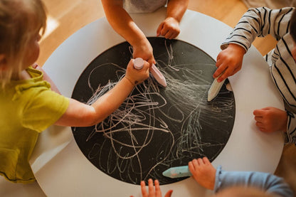 Table sensorielle en bois pour tout-petits - Table d'activités Montessori 4-en-1