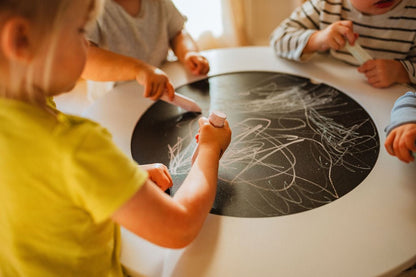 Table sensorielle en bois pour tout-petits - Table d'activités Montessori 4-en-1