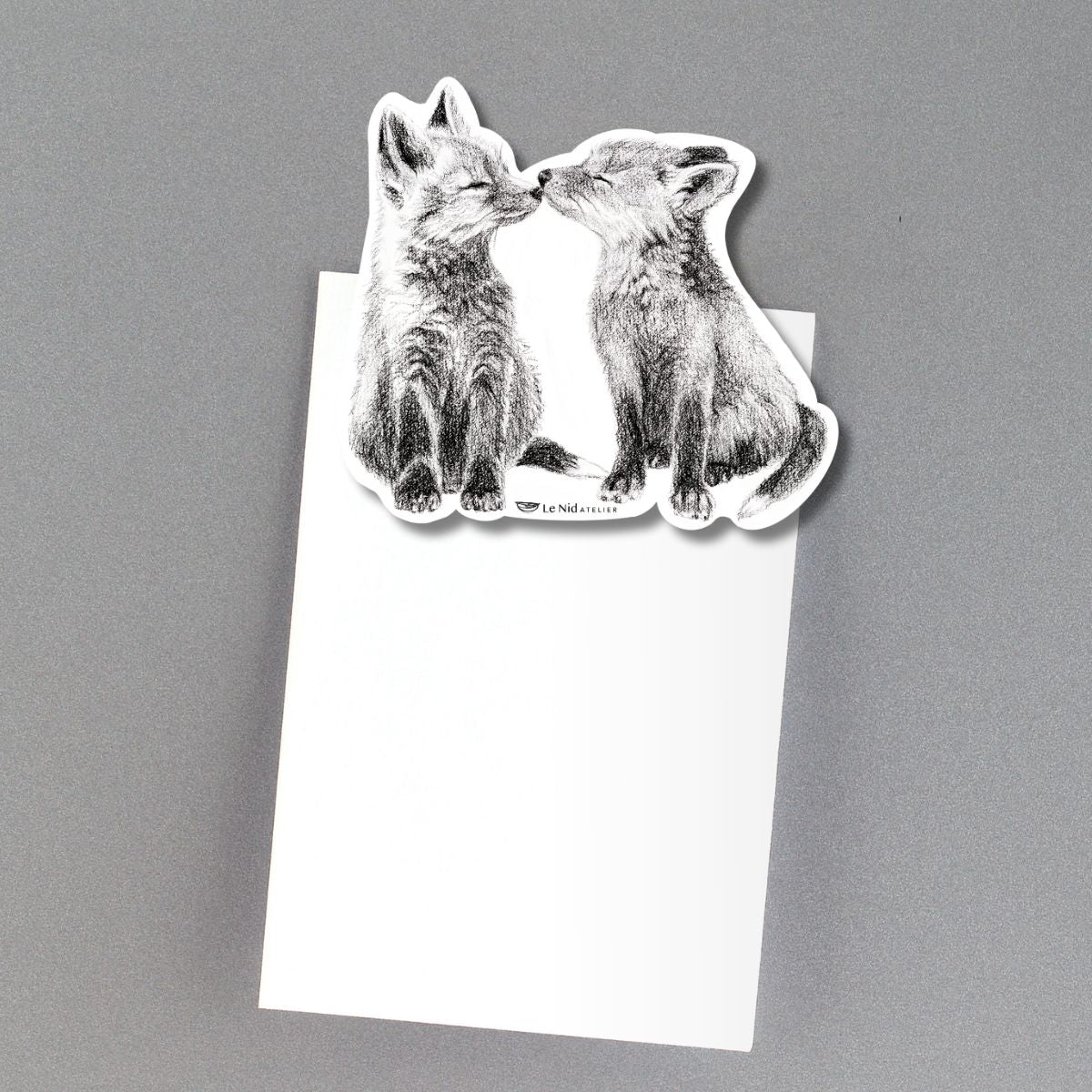 Aimant Renards adorables