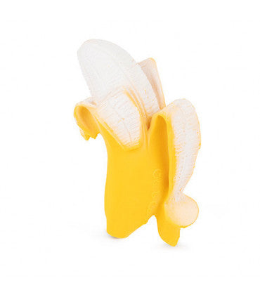 Jouet de dentition banane en caoutchouc naturel
