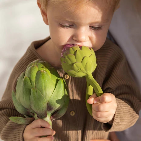 Artichoke Rattle Teether Toy