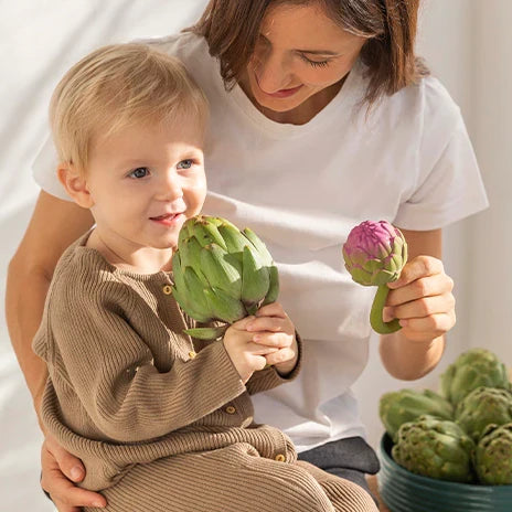 Artichoke Rattle Teether Toy