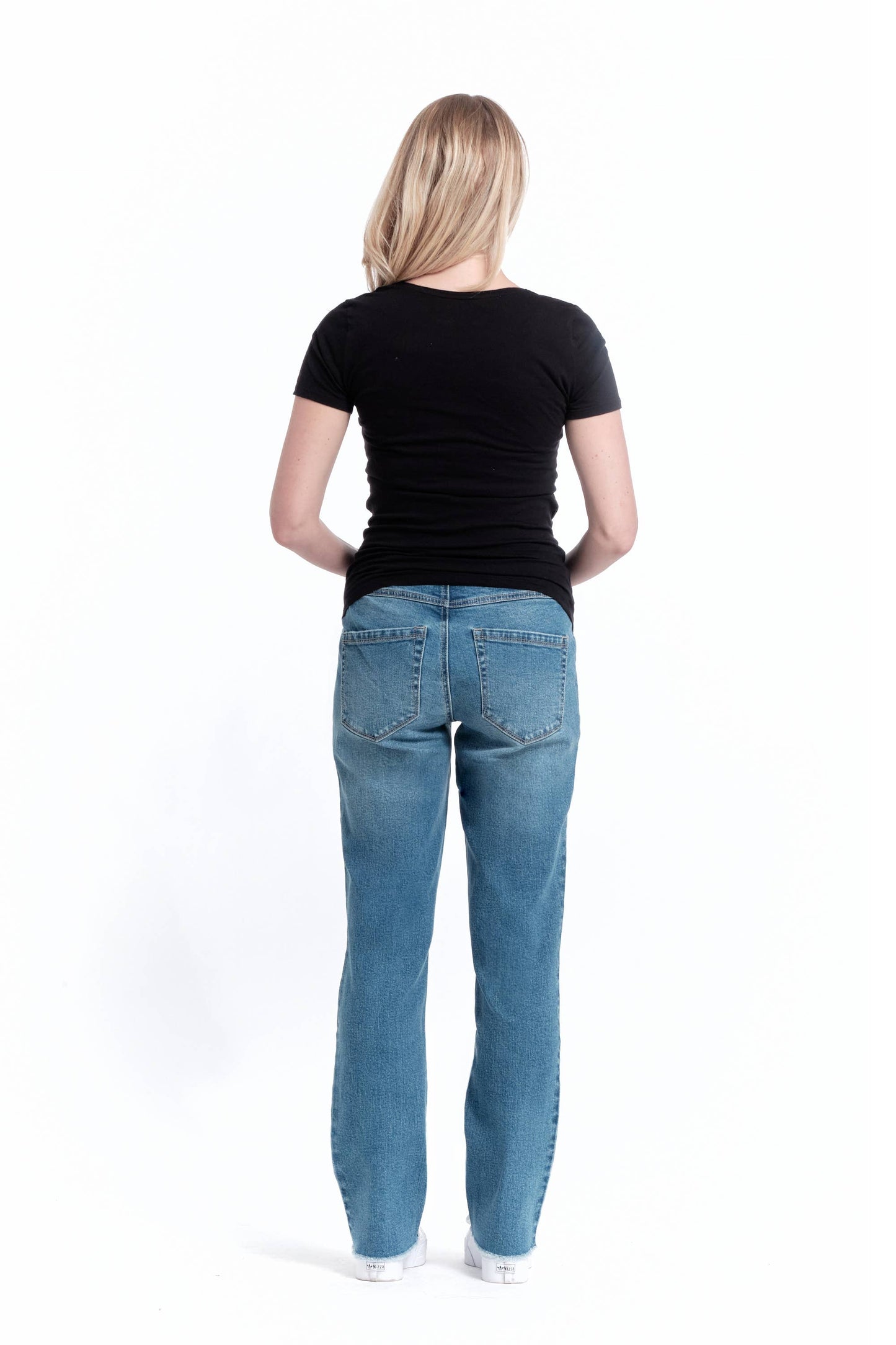 32-Inch Relaxed Straight Maternity Jeans