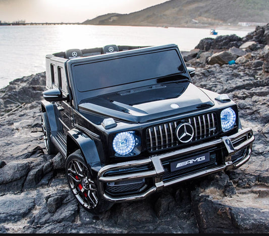Voiture électrique 2 places Mercedes Benz AMG G63 G Wagon DELUXE 24V 2026 pour enfants avec télécommande