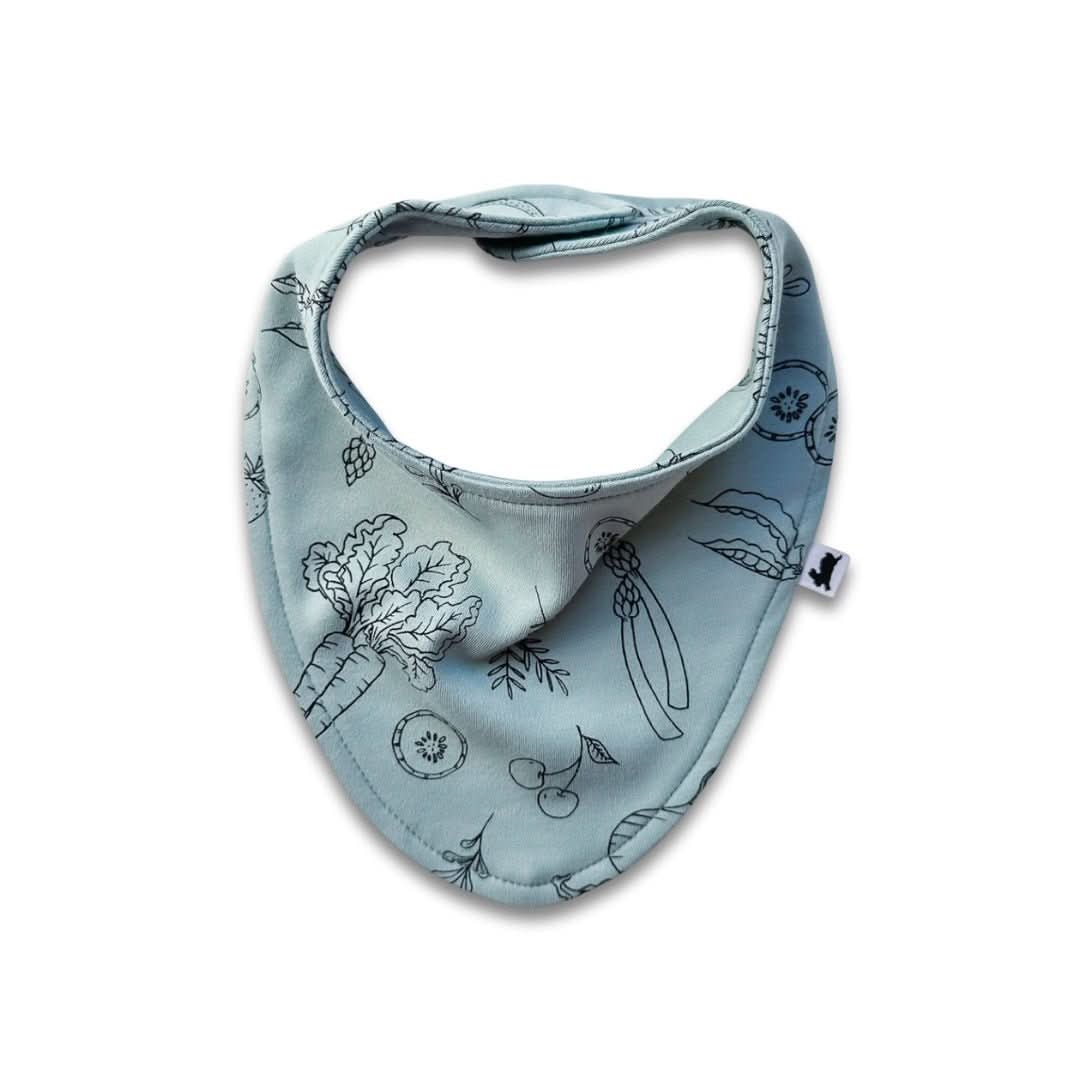 Bamboo Baby Bib | Eucalyptus Gingham