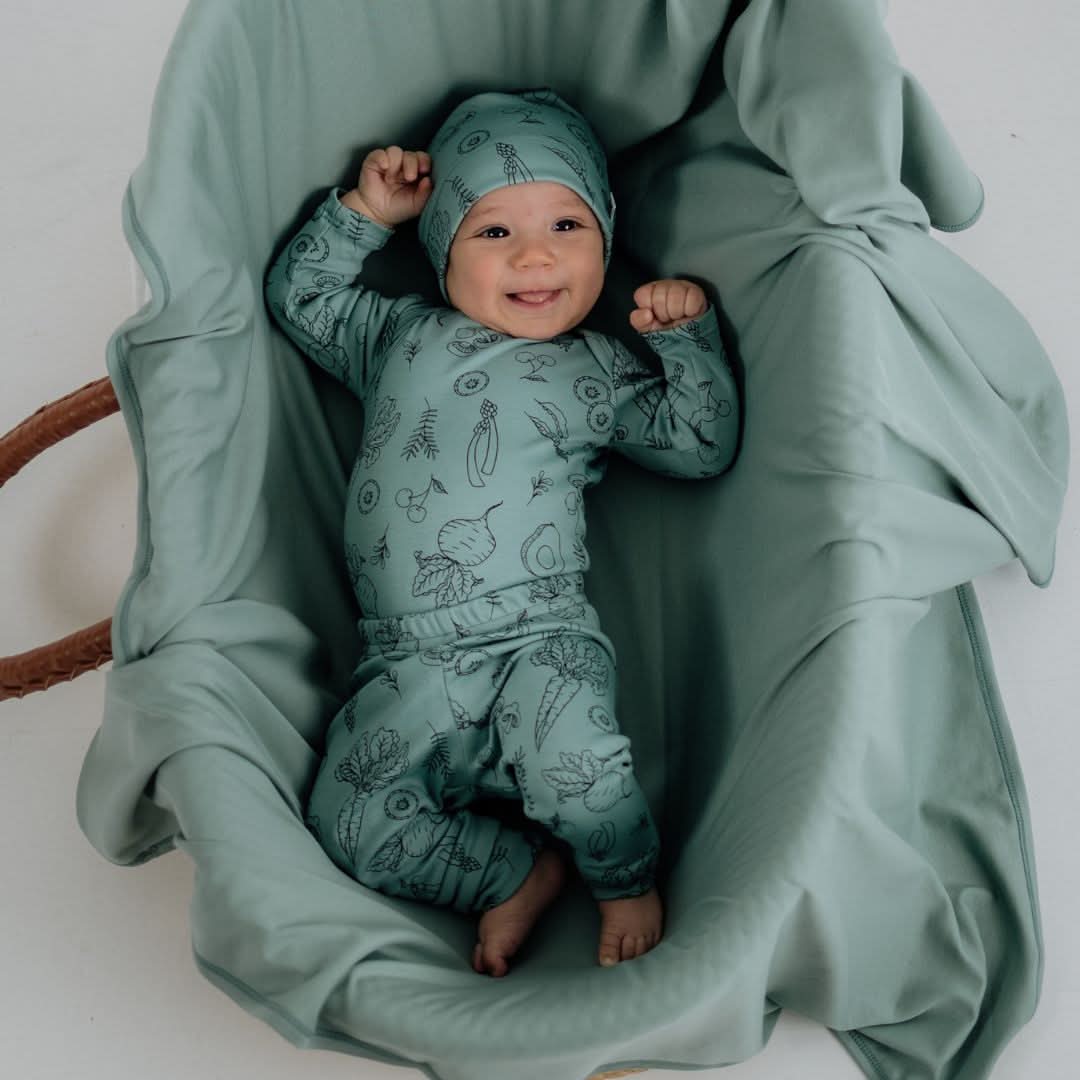 Baby Long-Sleeve Bamboo Onesie | Travel