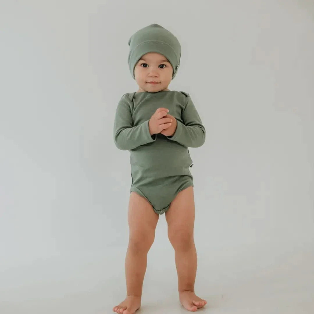 Grenouillère Bambou Manches Longues Bébé | Rose