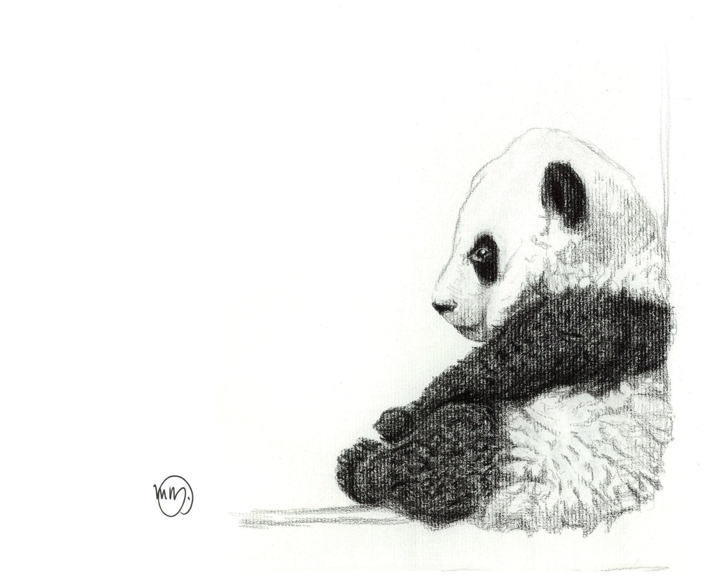 Carte de vœux Bébé Panda