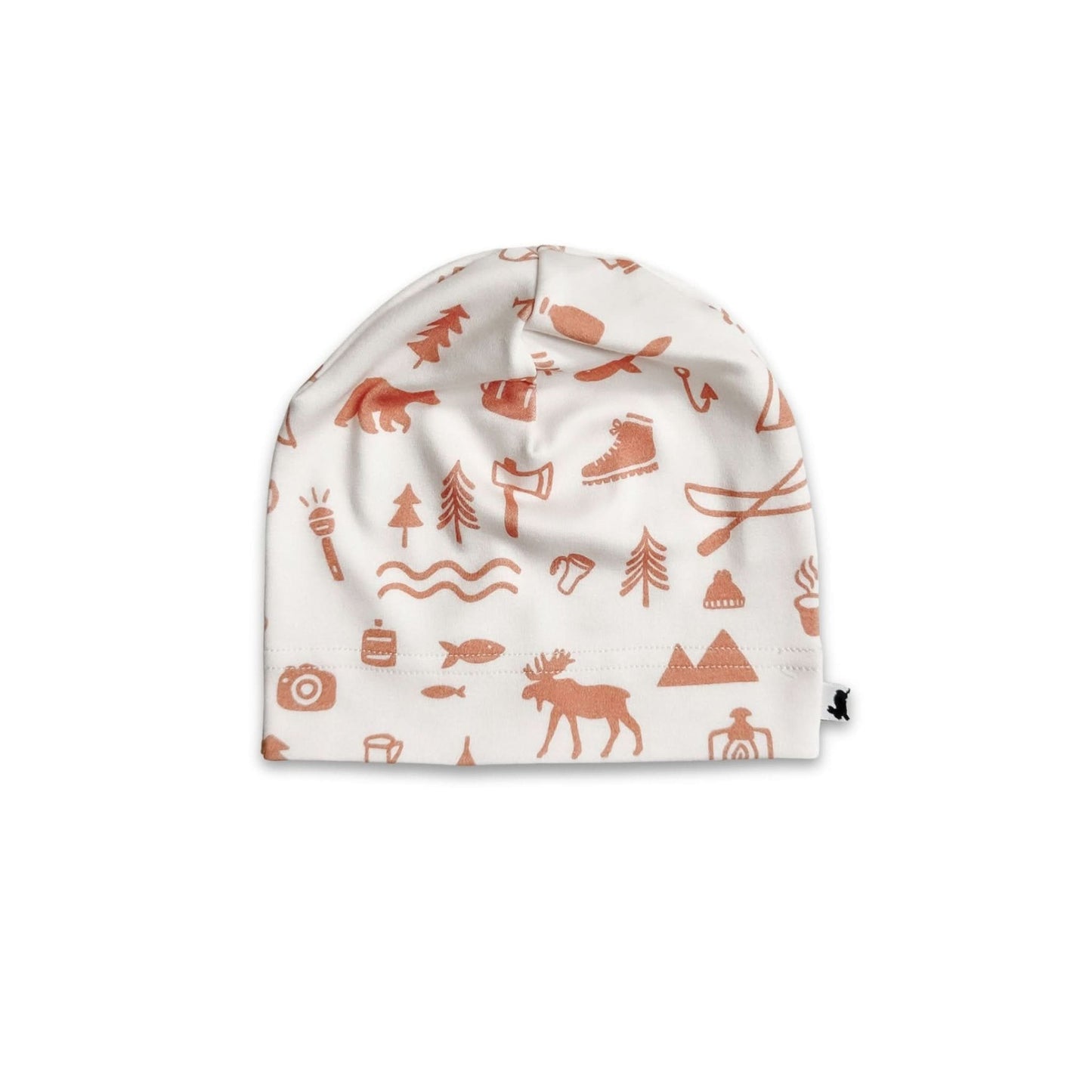 Bonnet en bambou pour bébé/enfant | Rayures arc-en-ciel