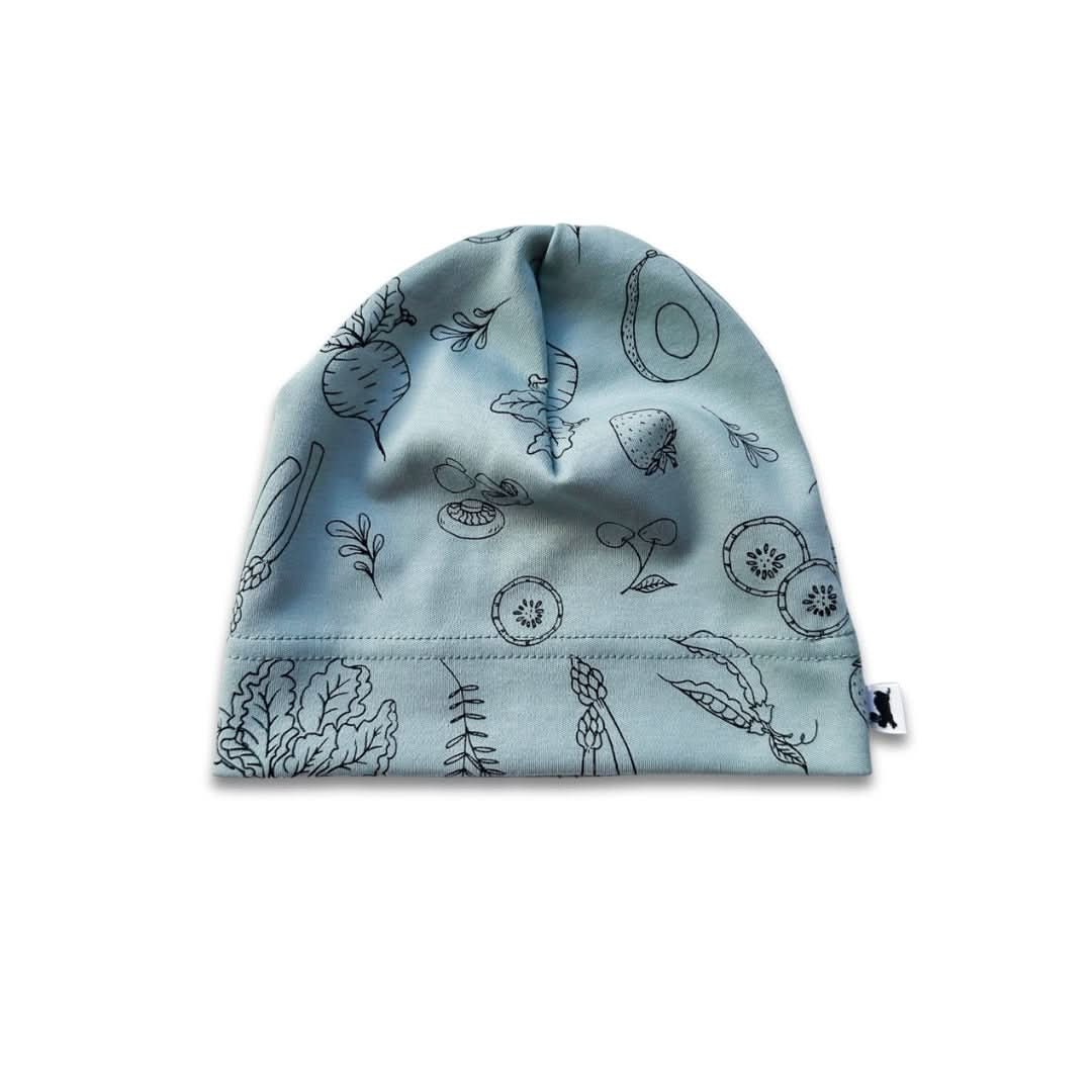 Bonnet bébé/enfant en bambou | Rayures baies