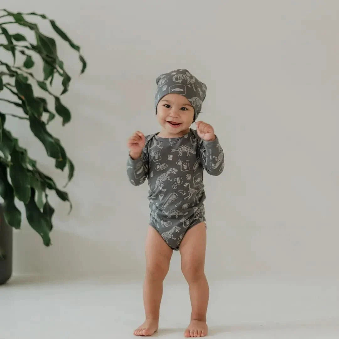 Baby/Kids' Bamboo Beanie | Blue Checkers