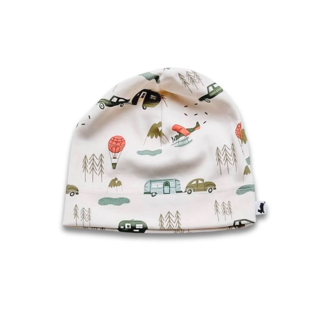Bonnet bébé/enfant en bambou | Rayures baies