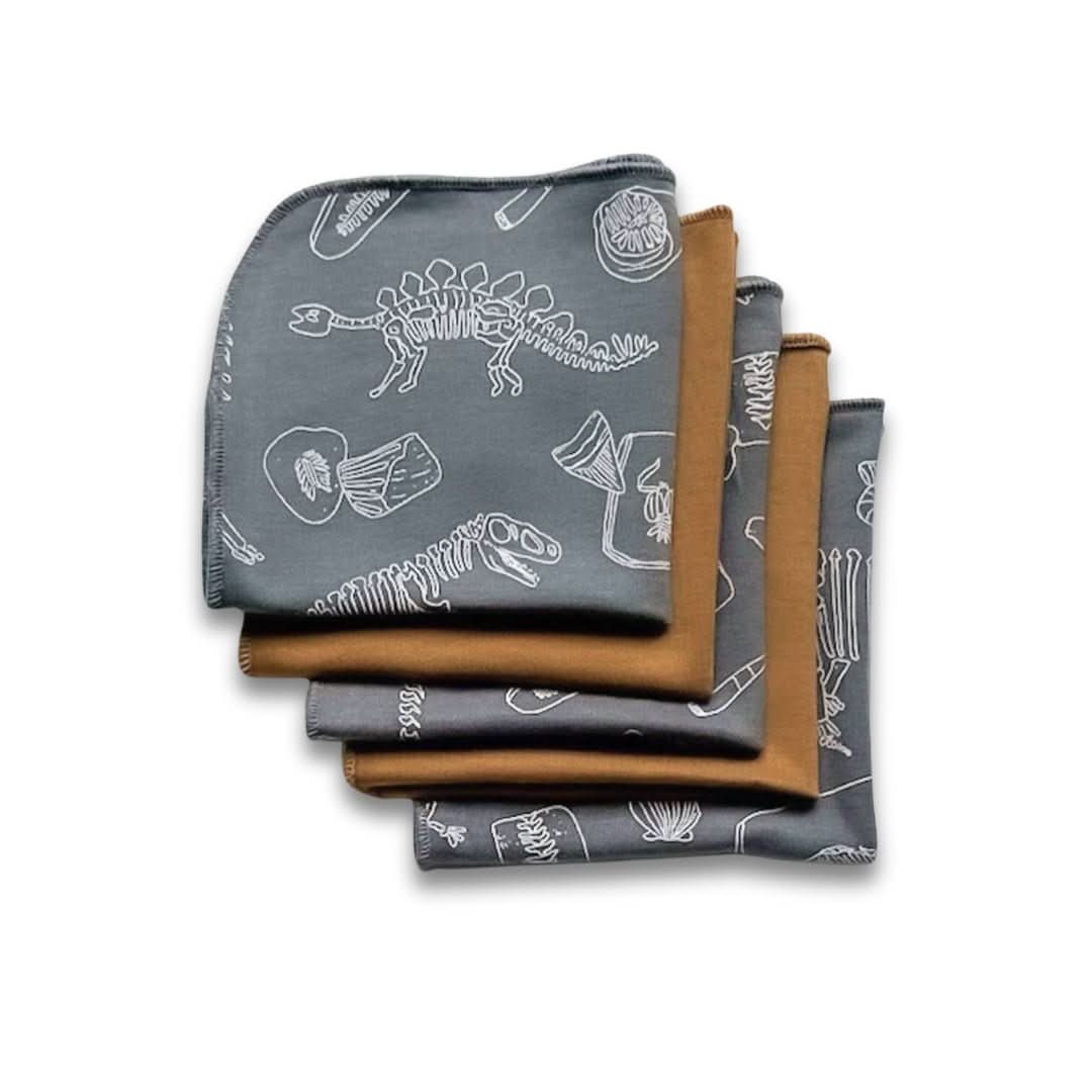 Lingettes pour bébé en bambou (lot de 5) | Légumes du marché