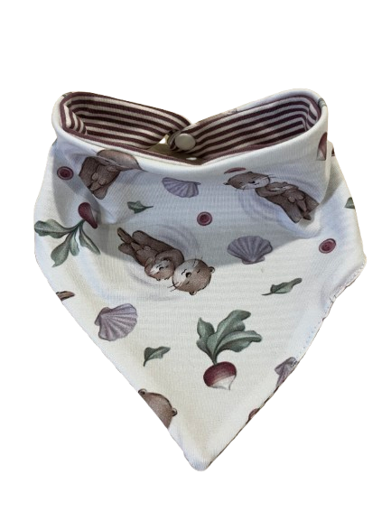 Otter & Radish Reversible Bandana Bib