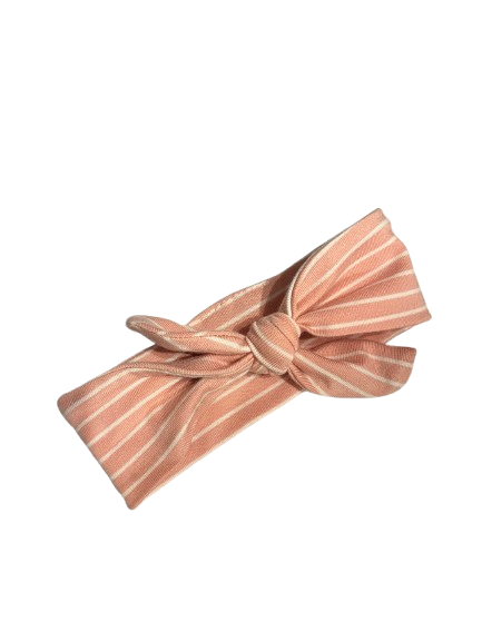 Pink Adjustable-Knot Baby Headband