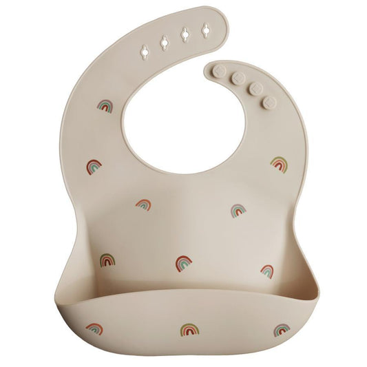 Silicone Baby Bib-Rainbow