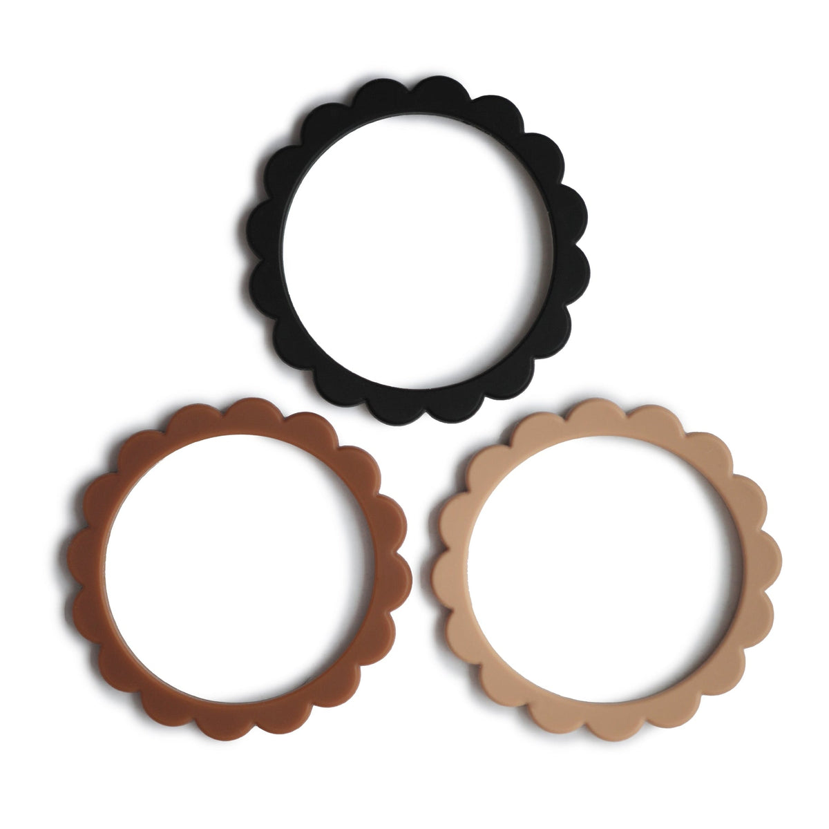 Flower Teether Bracelet - 3 Pack