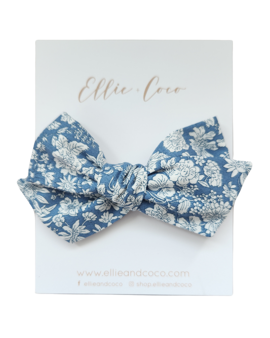 Boucle surdimensionnée Blue Chinoiserie