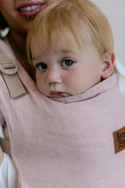 Porte-bébé à boucles Beluga Cove – Rose poudré