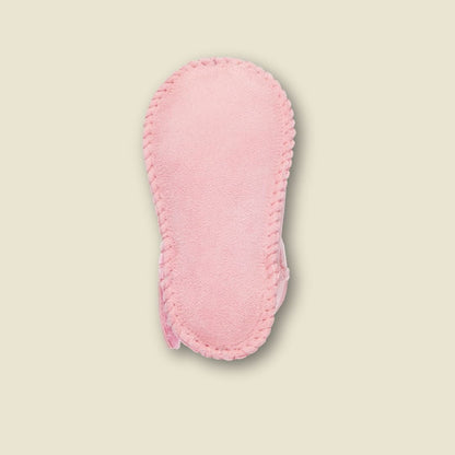 Bottines bébé EMU Australia en suède et mérinos | Rose