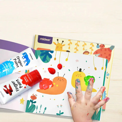 Livre d'Art de Peinture au Doigt