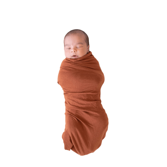 Beluga Perfect Bamboo Swaddle – Campbell, Rust