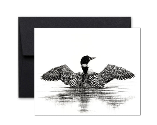 Carte de vœux Huard canadien
