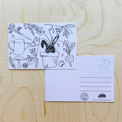 Colouring Postcard - Single Card