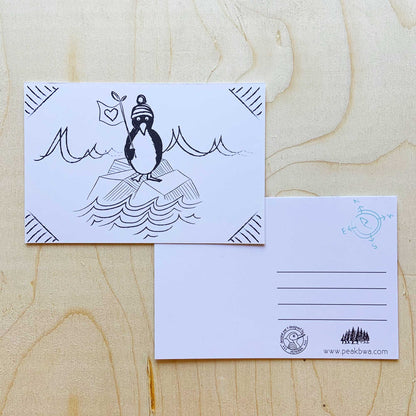 Colouring Postcard - Single Card