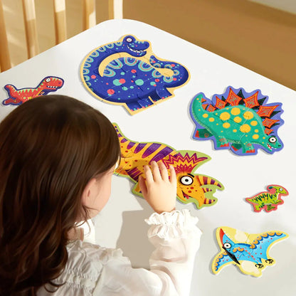 Mon premier puzzle d'artiste : Dinosaures Mignons