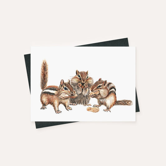 3 Chipmunks - carte de vœux