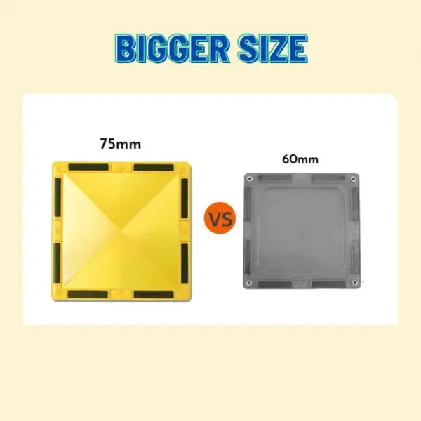 Creative Pack 100pcs Rainbow Magnetic Tiles