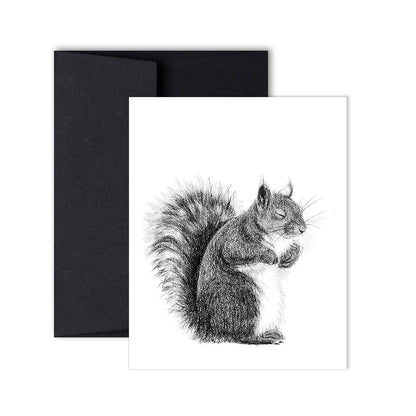 Cute Sleeping Squirrel Greeting Card