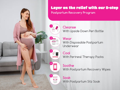 Ninja Mama Witch Hazel Postpartum Recovery Wipes, 45 Pack