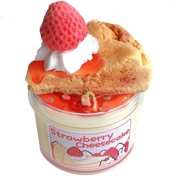 Slime Gâteau au fromage aux fraises
