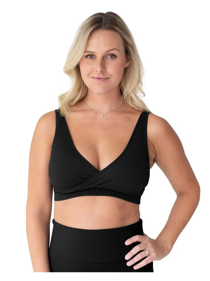 Soutien-gorge Sublime® allaitement et détente croisé ajustable | Noir