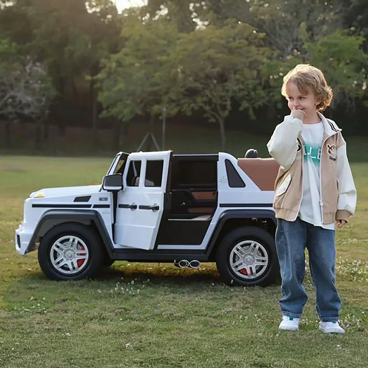 Voiture Électrique 24V Mercedes Benz Maybach G650 XXL 2 Places pour Enfants OU Adultes