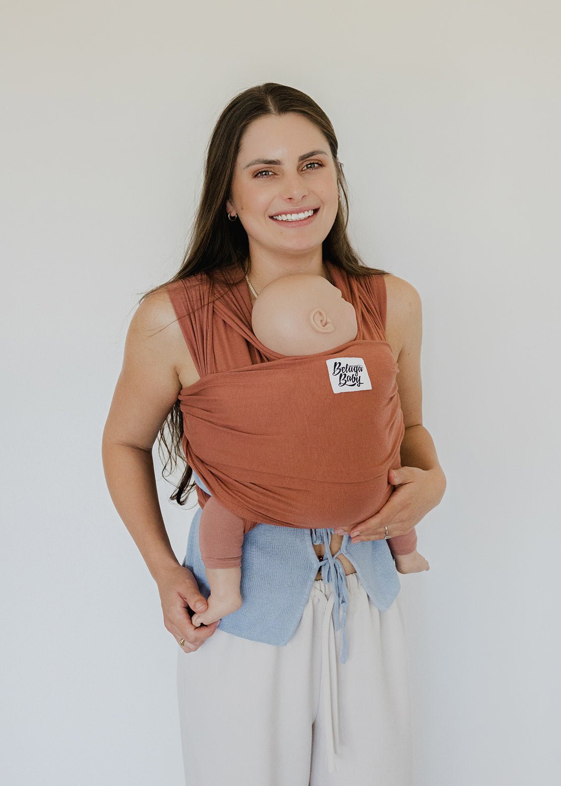 Écharpe de portage Beluga Wrap longueur supplémentaire – tailles 22+