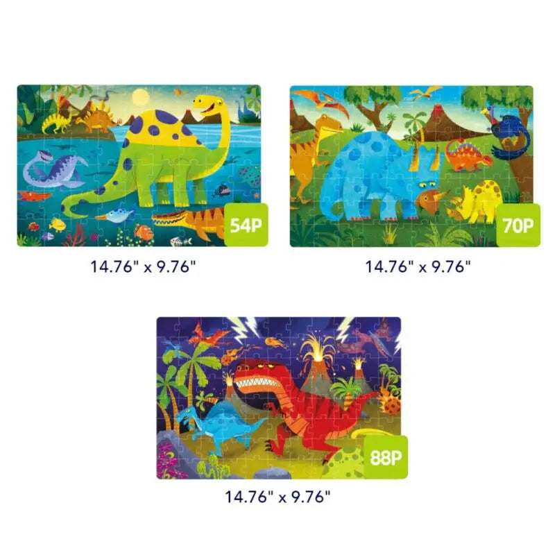 Level Up Puzzles - Level 4 Dinosaurs World