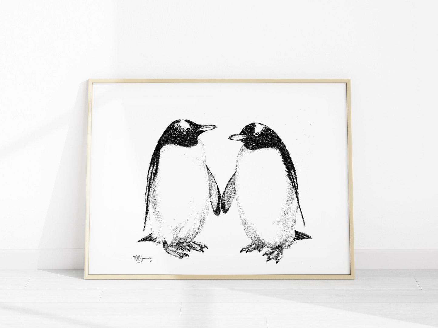 Manchots papous - Imprimer