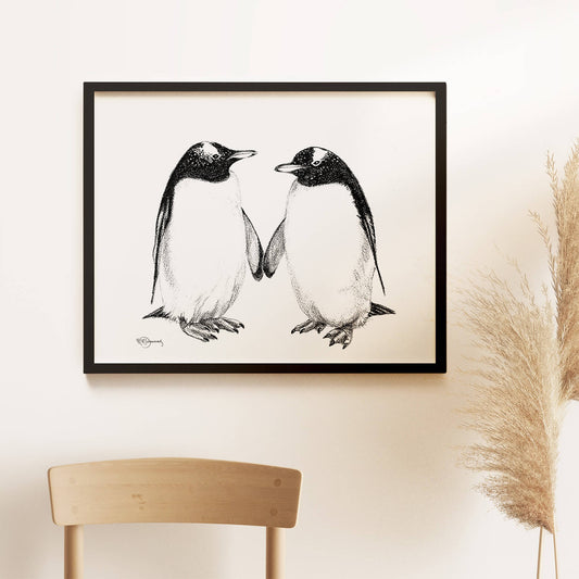 Manchots papous - Imprimer