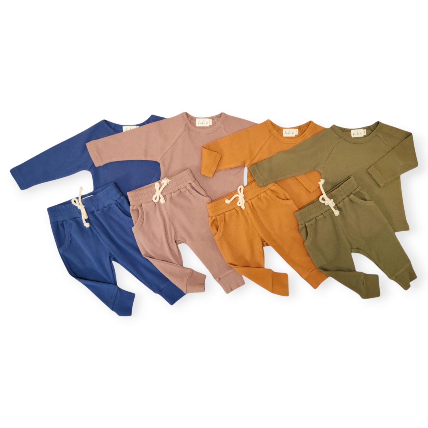 Ensemble de jogging côtelé – Olive